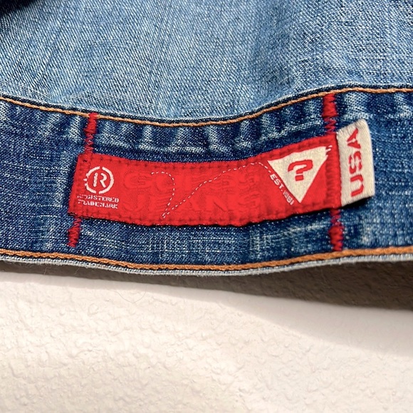 Vintage Distressed GUESS Denim jacket - Picture 4 of 11